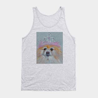 Sage, with Crown Tank Top